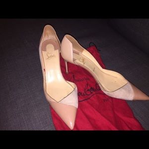 Christian Louboutin half d’orsay pumps